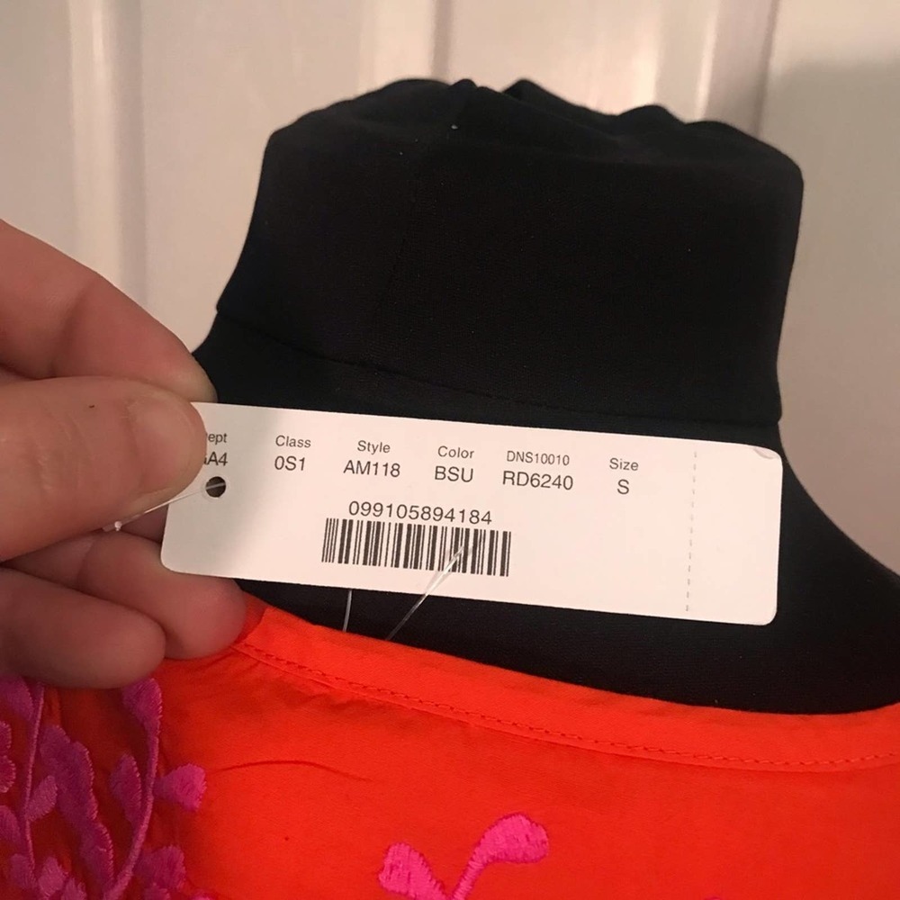 J. Crew NEW Embroidered Popover Dress with Ruffled Hem S - Picture 8 of 10